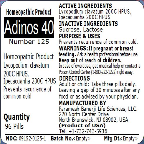 Adinos Number Lycopodium